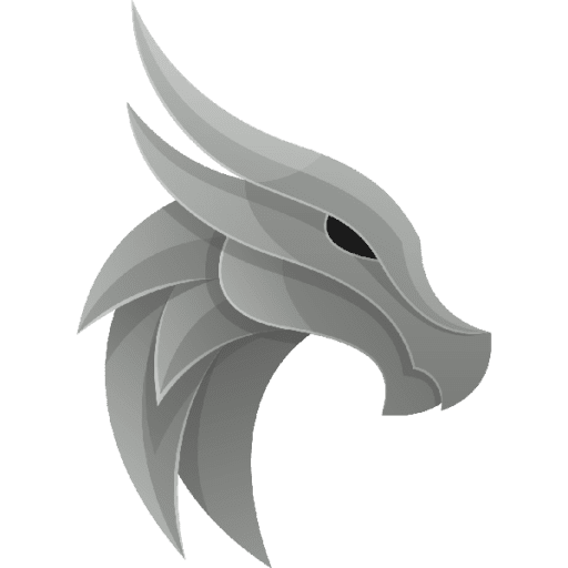 grey dragon dnd world logo